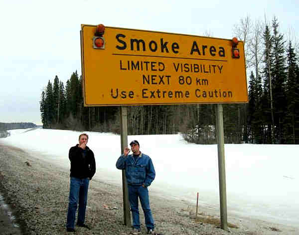 smoke area